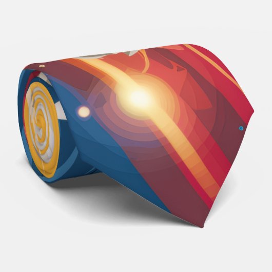 Patriottische Texas Vlag stropdas - rood, wit en b (Opgerold)