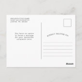 Patriottische Thaise Event American Flag Invitatio Briefkaart (Achterkant)