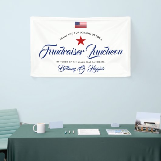 Patriottische Thaise Politieke Fundraiser Spandoek (Beurs)