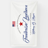 Patriottische Thaise Politieke Fundraiser Spandoek (Verticaal)