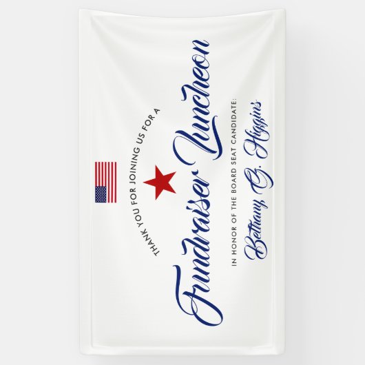 Patriottische Thaise Politieke Fundraiser Spandoek (Verticaal)