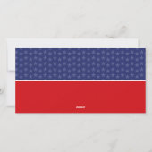 Patriottische thema foto - Instant Download optie Feestdagenkaart (Achterkant)