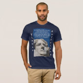 Patriottische Thomas Jefferson Shirt (alleen donke (Voorkant volledig)