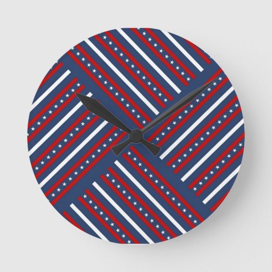 Patriottische tijd ronde klok (Voorkant)