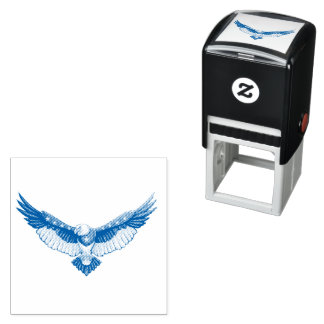 Patriottische Torenhoog Arend Grafisch – Rood Wit Zelfinktende Stempel