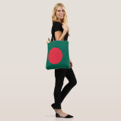 Patriottische Tote Bag met de vlag van Bangladesh (Op model)