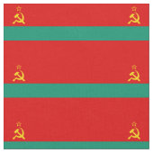 Patriottische Transnistrië Vlag Stof (Close Up)