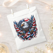 Patriottische Treat Favor Bag Bedankzakje (Geknipt)
