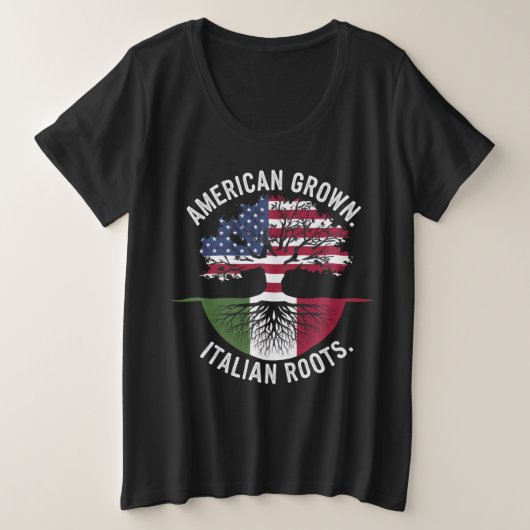 Patriottische Tree of Life T-Shirt Amerikaanse Vla (Design voorkant)