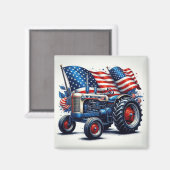 patriottische trekkermagneet magneet (Voorkant / Achterkant)
