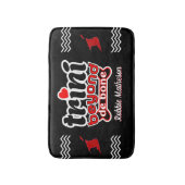 Patriottische trini Beyond de Bone met Name on BLA Badmat (Voorkant Verticaal)