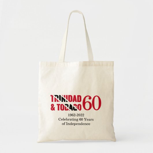 Patriottische TRINIDAD 60e Jubileum Onafhankelijkh Tote Bag (Voorkant)