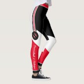 Patriottische Trinidad en Tobago Kleuren met Naam Leggings (Rechts)