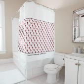 Patriottische TRINIDAD Gepersonaliseerd scripts Douchegordijn (In situ)