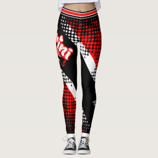 Patriottische Trinidad & Tobago-vlag Trini tot op  Leggings