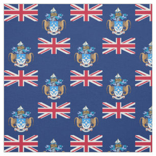 Patriottische Tristan da Cunha-vlag Stof