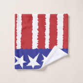 Patriottische trots bad handdoek (Wasdoekje)