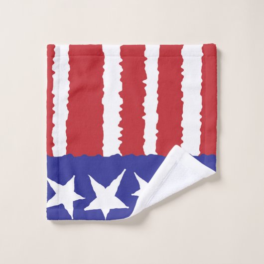 Patriottische trots bad handdoek (Wasdoekje)