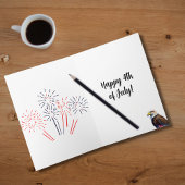 Patriottische trots: een viering van de vrijheid kaart