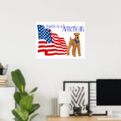 Patriottische trots in Amerika Poster (Thuiskantoor)