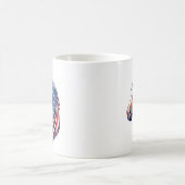 Patriottische trots: Kwartpaard met Amerikaanse vl Koffiemok (Center)