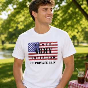 Patriottische Trots Leger Vriend Vlag T-shirt