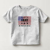 Patriottische Trots Leger Zoon Vlag Kinder Shirts (Voorkant)