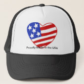 Patriottische trots! Prouze Made in the USA!!! Trucker Pet (Voorkant)