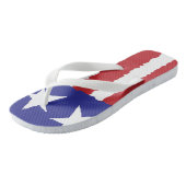 Patriottische trots teenslippers (Schuin)