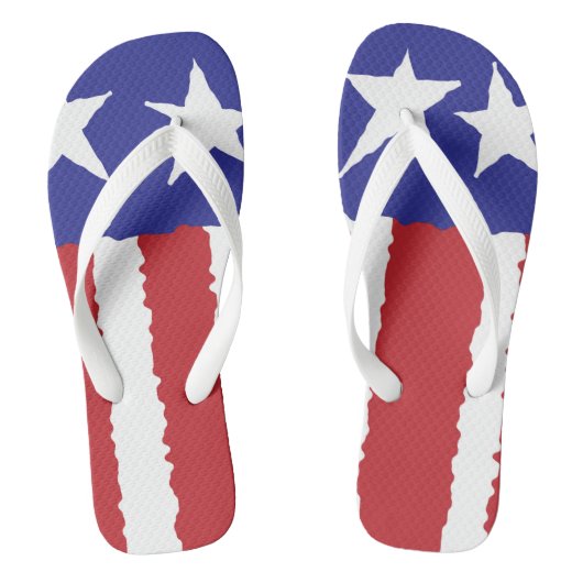 Patriottische trots teenslippers (Voetbed)