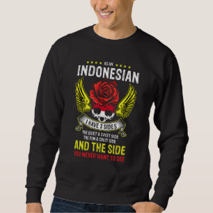 patriottische trotse indonesische schedel indones trui