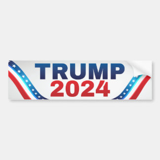 Patriottische Trump 2024 Bumpersticker