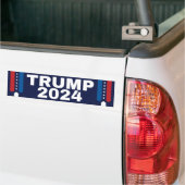 Patriottische Trump 2024 Bumpersticker (Op Truck)