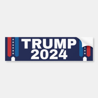 Patriottische Trump 2024 Bumpersticker