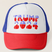 Patriottische Trump 2024 Retro  Trucker Pet (Voorkant)