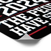 Patriottische Trump 2024 Victory Design voor suppo Poster (Hoek)