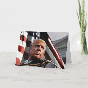 Patriottische Trump Presidenten Dag Kaart