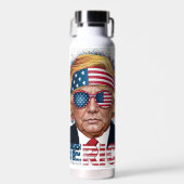 Patriottische Trump Waterfles (Voorkant)