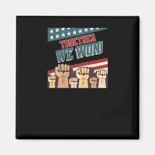 Patriottische Trump We wonnen Mannen Vrouwen Tiene Magneet