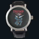 Patriottische Trump won 45 en 47 overwinningswinna Horloge<br><div class="desc">Patriottische Trump wint 45 en 47 zeges</div>