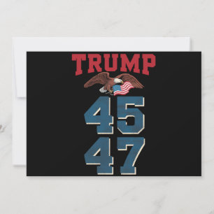 Patriottische Trump won 45 en 47 overwinningswinna Kaart