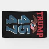 Patriottische Trump won 45 en 47 overwinningswinna Spandoek (Horizontaal)