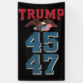 Patriottische Trump won 45 en 47 overwinningswinna Spandoek (Verticaal)