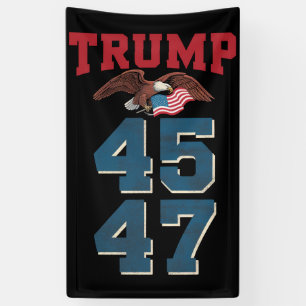 Patriottische Trump won 45 en 47 overwinningswinna Spandoek