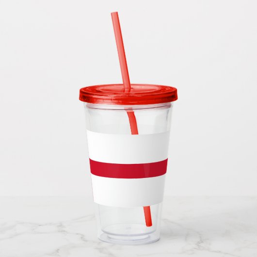 Patriottische Tumbler met vlag van Engeland Acryl Drinkbeker (Links)