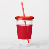Patriottische Tumbler met vlag van het eiland Man Acryl Drinkbeker (Links)