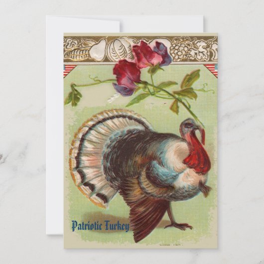 Patriottische Turkije Party Uitnodiging (Voorkant)