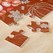 Patriottische Turkije Thanksgiving Legpuzzel (Zijkant)