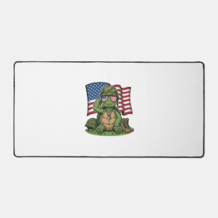 Patriottische Turtle Salute Vector Design_1 Bureaumat