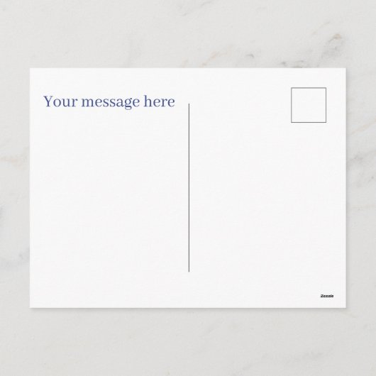 Patriottische uil tekst toevoegen 4 juli feestdagenkaart (Achterkant)